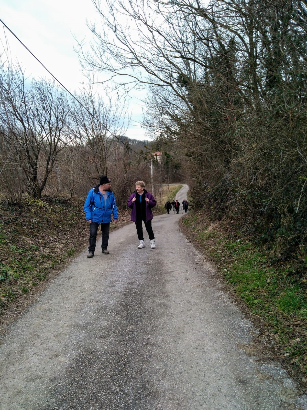 grupa ljudi na cesti